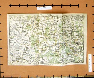Alte Vintage Druck Karte 1921 Deutschland Lüneberg Soltau Winsen Lauenbg Farbe 20.