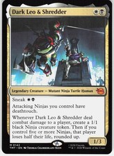 Dark Leo & Shredder 0142 Teenage Mutant Ninja Turtles Magic: The Gathering NM/M
