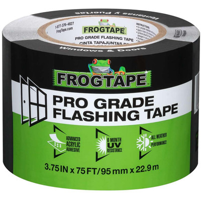 Pro Grade Flashing Tape for Windows & Doors, 3.75 Inch Width - 75 Foot Roll, All