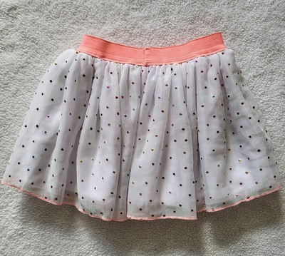 DISNEY JUNIOR MINNIE MOUSE Toddler Tutu White Size 2T Summer Skirt Casual