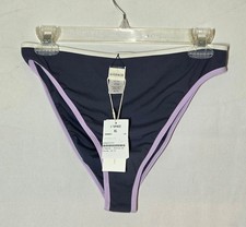 NWT L*Space Ribbed Bikini Bottoms Navy & Lave...