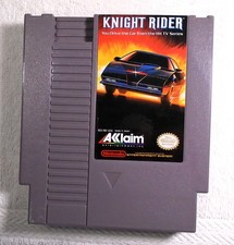Knight Rider Nintendo NES Game Aklaim  1988 OfficialTested #11 Vintage