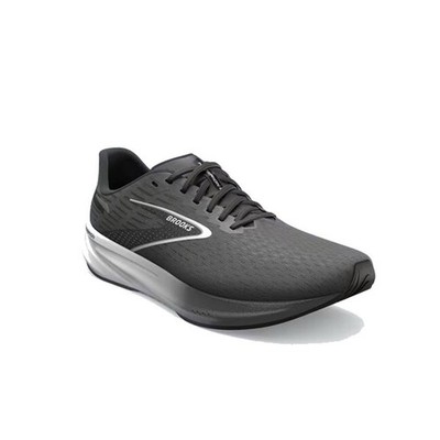 Brooks Hyperion Running Walking Training Gym Shoes Gunmetal Black White Mens 12D