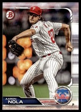 2019 Bowman Aaron Nola Philadelphia Phillies #13