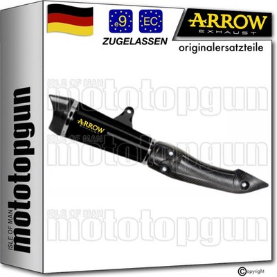 ARROW AUSPUFF KK X-KONE NICHROM SCHWARZ C KAWASAKI Z125 Z-125 2024 24