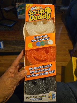 3 Pack-Scrub Daddy Sponges - Scratch-Free Multipurpose - Online Exclusive