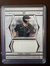 Corbin Carroll 2025 Topps Definitive Collection Jumbo Patch Relic /50 DJRC-CCA
