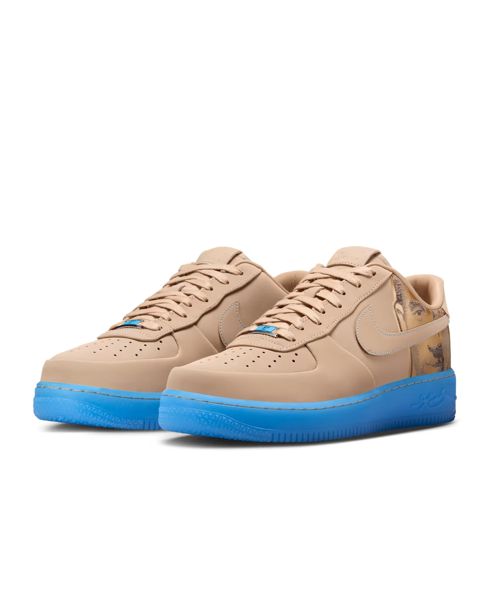 Kobe Bryant x Air Force 1 Low Protro Linen and University Blue