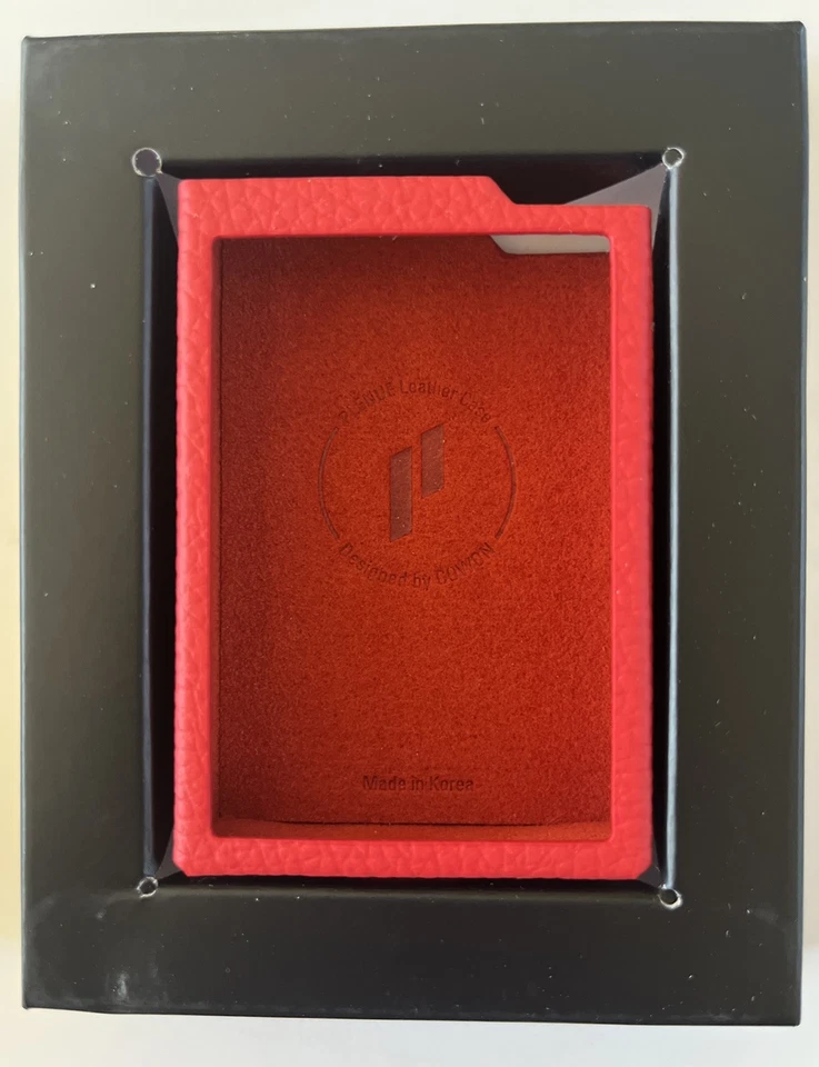 COWON Leather Case Plenue D3, Red Color (PD3) New - Image 2 of 4