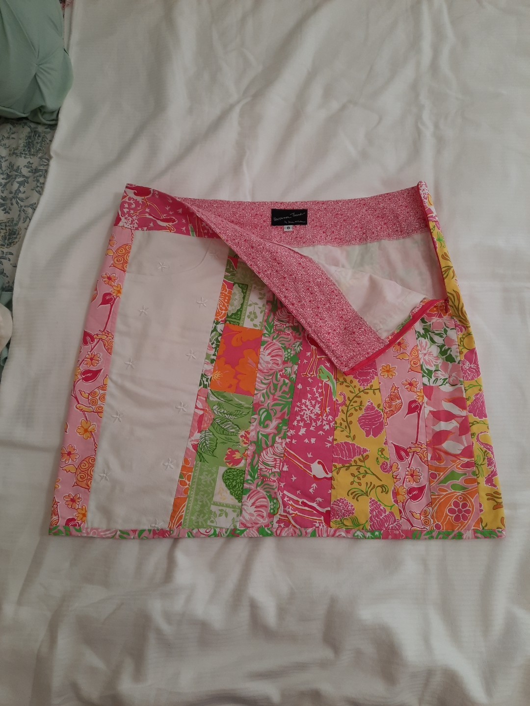 uncommon threads Multi-Color Patchwork Tropical B… - image 3