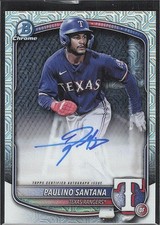 2025 Bowman Chrome #BMA-PS Paulino Santana Prospect Auto Mega Mojo BZ40