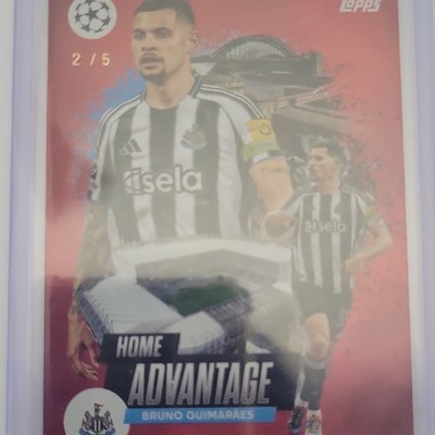 Topps UEFA Champions League Bruno Guimaraes Newcastle Home Advantage HP-20 2/5