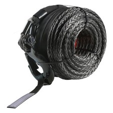 Synthetic Winch Rope Winch Line Cable 3/8" x 100' 26500 lbs for SUV Truck