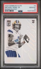 2024 Elite The Elitest Michael Penix Jr. RC PSA 10 Atlanta Falcons #4