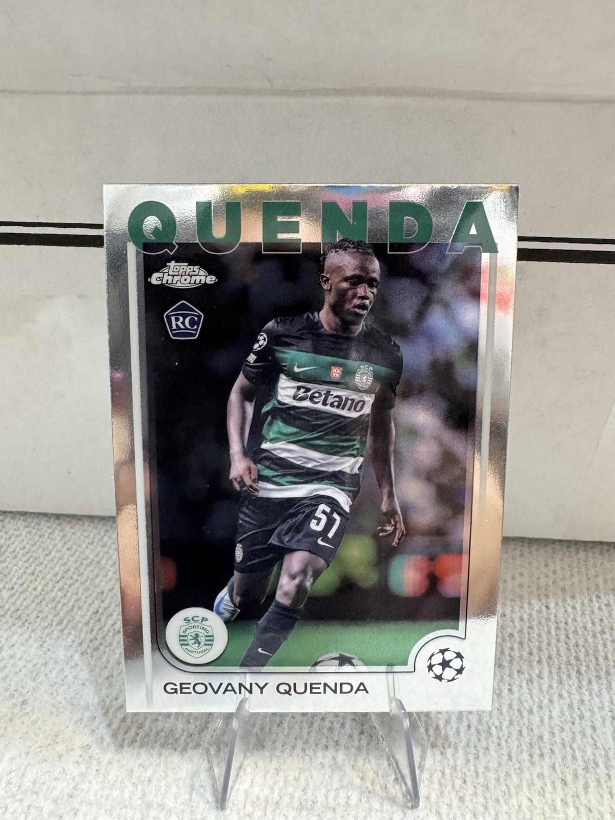 2024-25 Topps Chrome Uefa Club Competitions - Geovany Quenda #108 (RC)