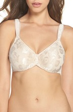 72 Wacoal 85567 Awareness Unpadded Underwire Bra, Ivory, Size 34G