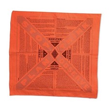 Stayin' Alive Reflective Survival Bandana - 100 Cotton  Unique Bandanas -