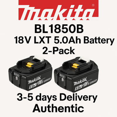 #ad Makita BL1850B 18V LXT 5.0Ah Battery 2 Pack Genuine Lithium Ion Cordless Tool $99.99