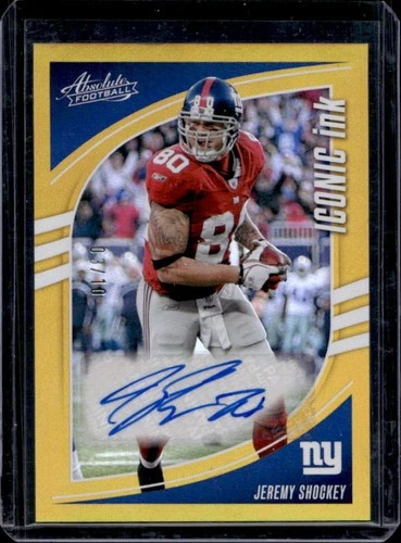 2025 Panini Absolute Jeremy Shockey Gold (RAW)