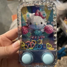 Hello Kitty Sanrio Water Ring Toss Game Handheld Button Pushing