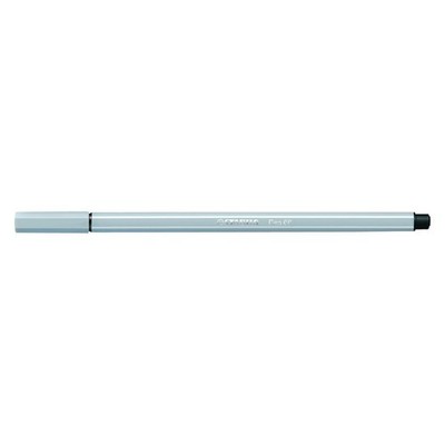 Stabilo Pen 68, 1 Piece of Felt tip, Middle tip Grey Gris claro
