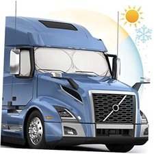 Semi-Truck Sun Shade for Windshield and Side Window  300T Sunshade Maximum