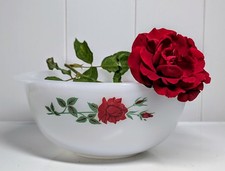 Rare Pyrex Agee Australia Scarlett Rose Mix &...