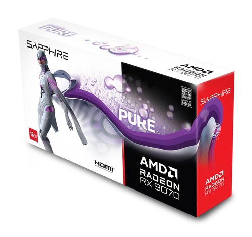 SAPPHIRE PURE AMD Radeon™ RX 9070 GAMING Grafikkarte 16GB GDDR6 HDMI/DP - Bild 3 von 8