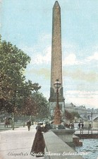 Cleopatra's Needle Thames Embankment London Postcard (H948)