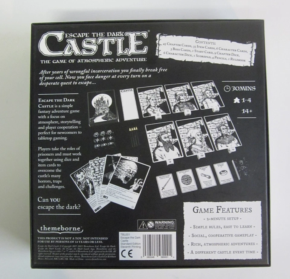 Escape the Dark Castle Fantasy Board Game Complete - Image 4 of 4