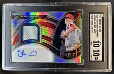 2021 Panini Select Spencer Howard Rookie Jersey Auto RC Holo #/199 SGC 10