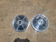 1965 Ford Mustang Pair 2 Original 14 Inch Hub Cap Wheel Cover Poverty Cap 1965 Ford Mustang Pair 2 Original 14 Inch Hub Cap Wheel Cover Poverty Cap