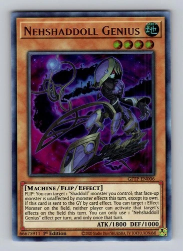 Nehshaddoll Genius GFTP-EN006 Ghosts From the Past Yu-Gi-Oh 1st Edition NM