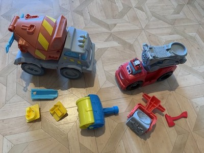 Playdoh Feuerwehr Und Baumaschine