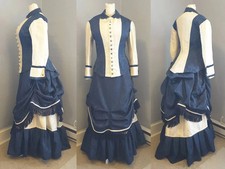 Victorian Bustle Victorian Gown Edwardian Costume Vintage Steampunk Medieval