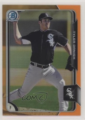 2015 Bowman Chrome Prospects Orange Refractor 14/25 Tyler Danish #BCP222 3y0