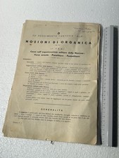 52º REGGIMENTO FANTERIA “ALPI” NOZIONI DI ORGANICA 1936 FASCIO FASCISMO