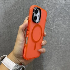 Neon Color MagSafe Phone Case for Apple iPhone 16 15 14 13 12 Pro Max Plus