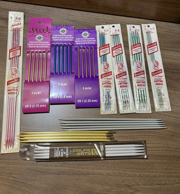 Loops and Threads and others double point needle Lot