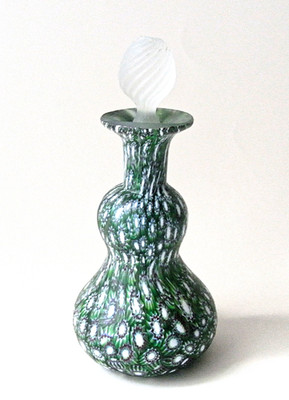 Murano Millefiori Murrine kleiner Flakon Fratelli Toso (?) 60er Jahre Abriss