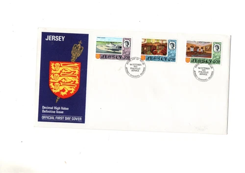 1970 JERSEY - HIGH VALUE DEFINITIVE ISSUE  FDC FROM COLLECTION L5