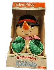 Fisher Price Snowman Cozie Vintage 1997, NEW in Original Box, RARE, Soft/Cuddly