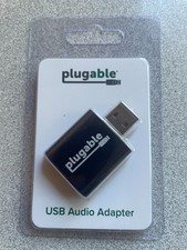 Plugable USB Audio Adapter with 3.5mm Speaker-Headphone and Microphone Jack