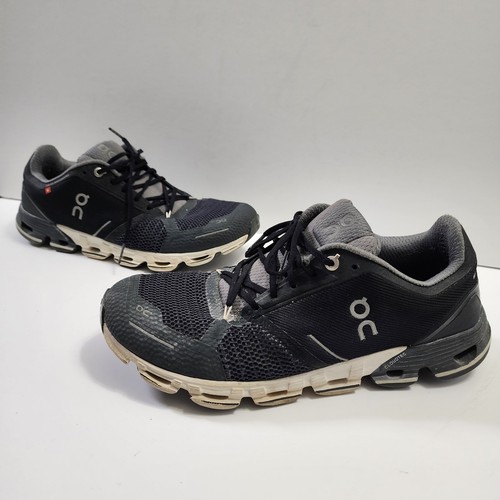 On Cloud Cloudflyer Road Shoes Mens 8.5 Black Gray Running Gym 