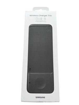 Nn4O Samsung Wireless Charger Trio 9w Fast Wireless Charging 3 In 1 - Black