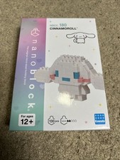 Kawada Nanoblock Sanrio Characters Cinnamoroll 130 Pieces Ages 12 NBCC180