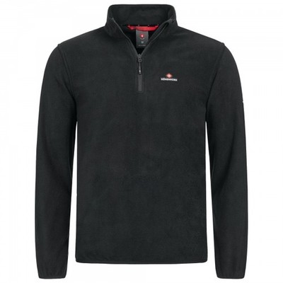 Höhenhorn Skyja Fleecepullover Gr M Schwarz Herren Half Zip Sweatshirt