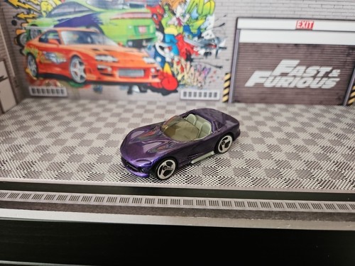 Dodge Viper RT/10 de colección Hot Wheels '92 púrpura violeta combinar franqueo como nuevo - Imagen 2 de 16