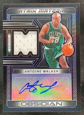 2022 Obsidian Matrix Material Autos Electric Etch Purple Antoine Walker Auto /75