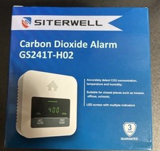 SITERWELL GS241T-H02 Carbon Dioxide Alarm. Brand New, Sealed. FREE DELIVERY✅